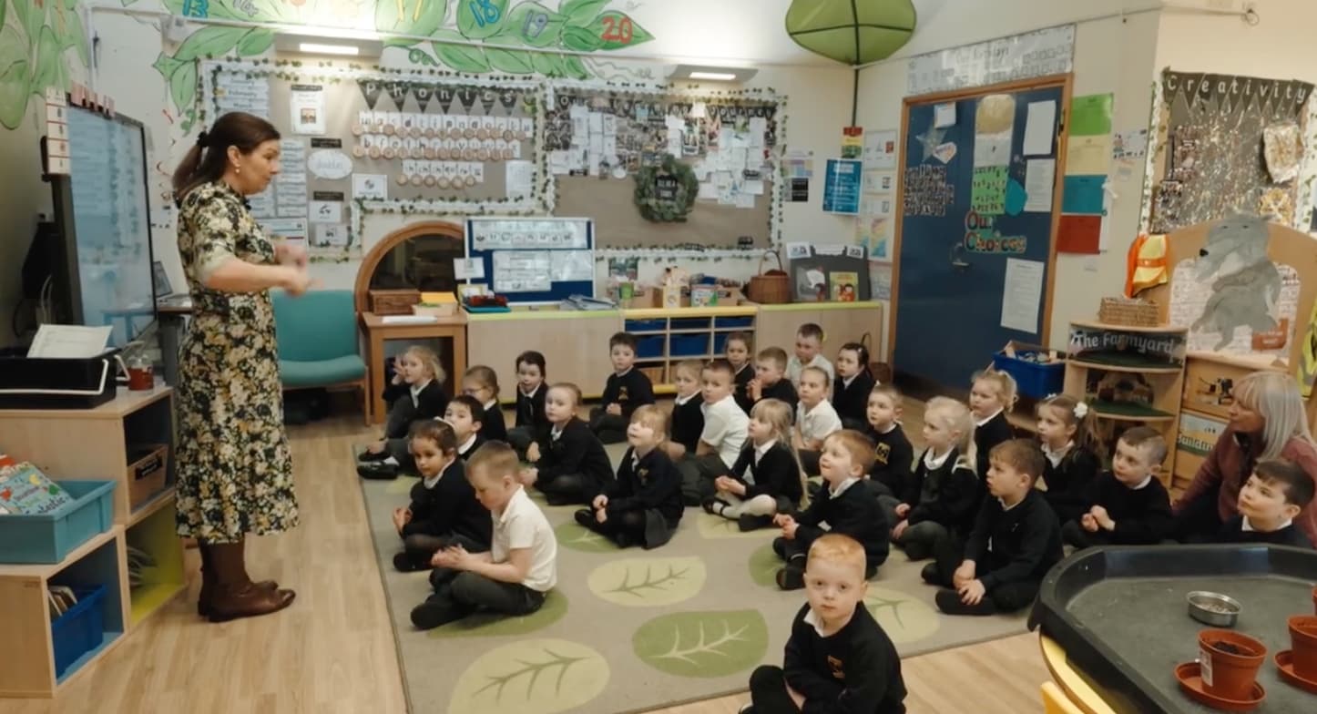 Primary maths lesson